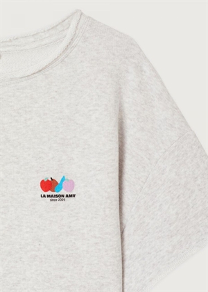 Atubay sweat tee Arctic Melange American Vintage 